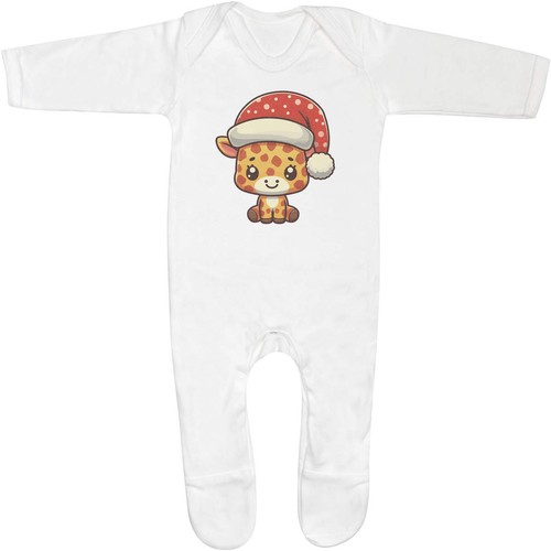 Baby giraffe santa - giraffe,