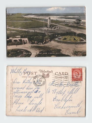 Vintage postcard whitley - postcard,