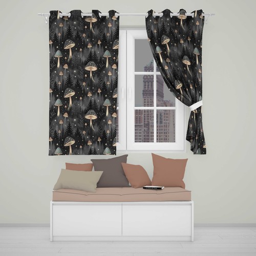 Blackout eyelet curtains - blackout,