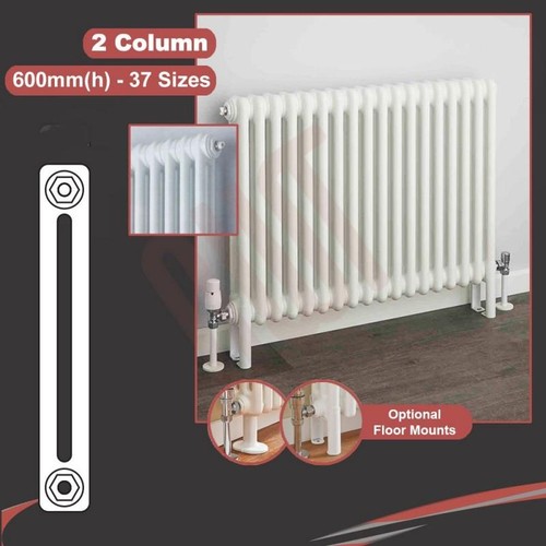 Horizontal white column - white, 2