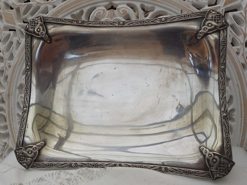 Antique silver plated pedestal - antique,