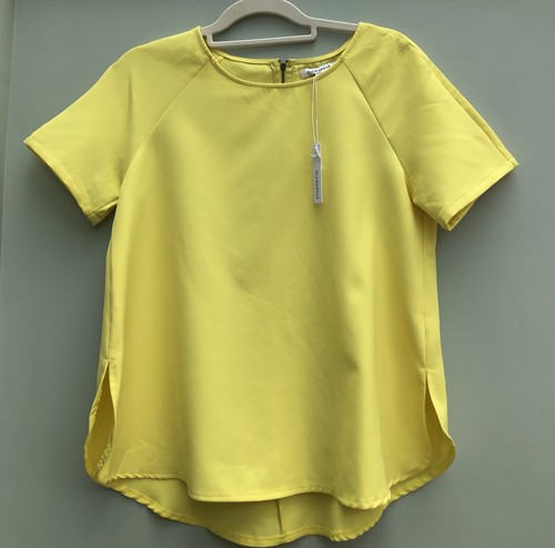 Ladies glamorous yellow blouse - yellow,