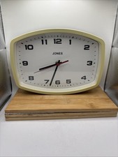 Jones Vintage Red Wall Clock