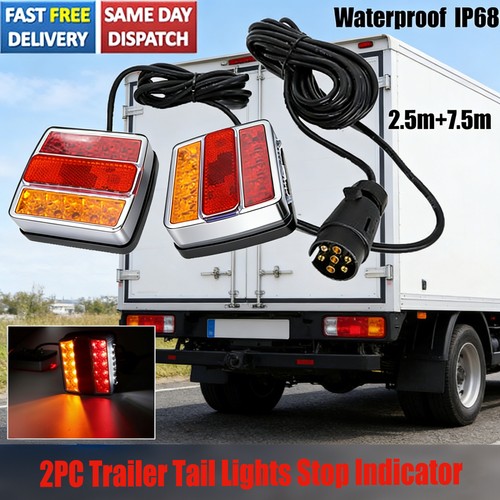 Trailer towing led lights 12v - led,