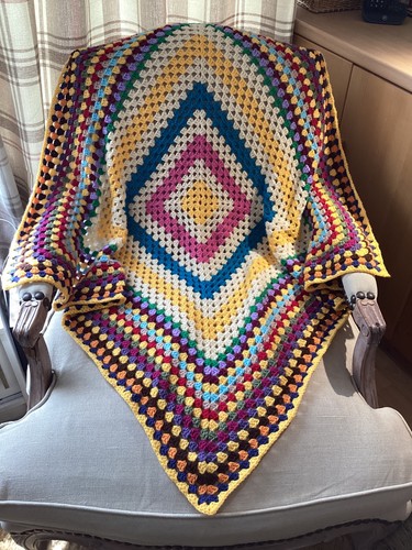 Handmade crochet blanket - handmade,