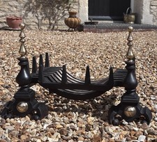 Cast Iron Fire Basket Swan’s