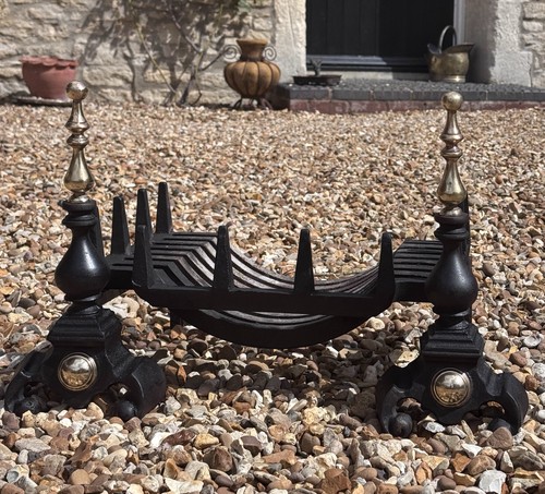 Cast iron fire basket swan - fire, swan’s