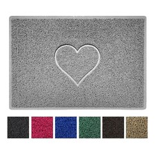 HEART Embossed Shape Doormat