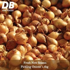Fresh New Season Pickling Onions 1.5kg Box High Quality Dutch Grown Produce