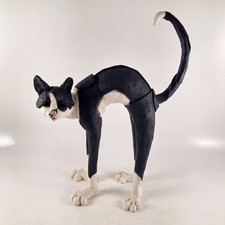 Country Artists, A Breed Apart Archie Cat 02689, Black & White, Decorative