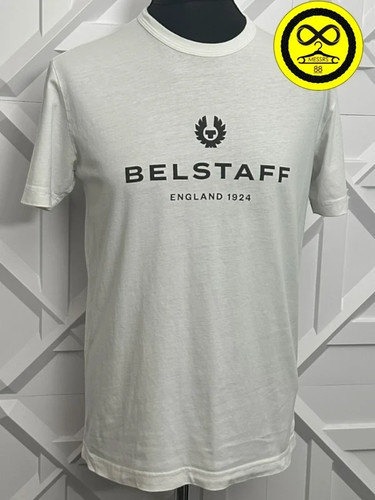 White belstaff large - white, logo