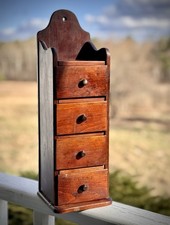 Antique VTG Wooden Wall 4