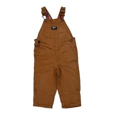 Age 2 Oshkosh Dungarees - 2XS Brown Cotton