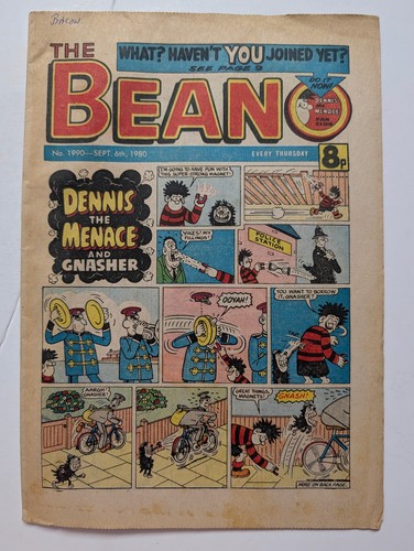 Beano comic 1990 september - beano, 1990,