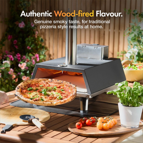 Vonhaus black pizza oven - vonhaus,