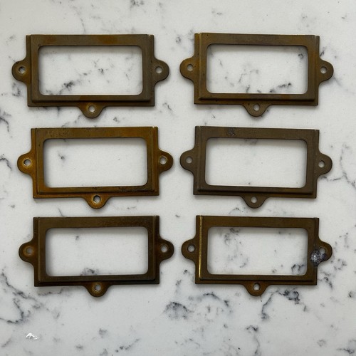Vintage brass filing cabinet - vintage,