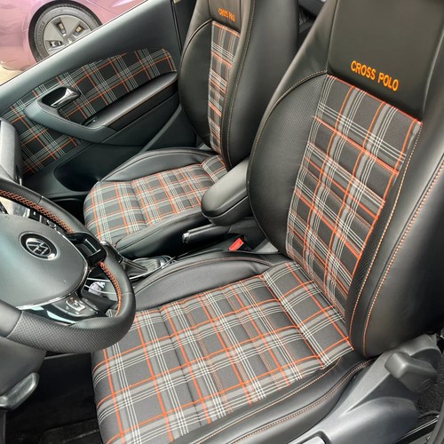 Plaid interior upholstery - plaid,