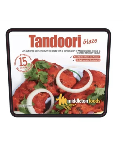 Middleton foods tandoori glaze - foods,