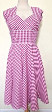 Ladies 1950s Style Dress Rockabilly Rock n Roll 40s re-enactment
