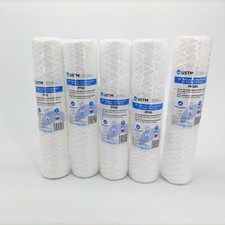 10pk 50 Micron Yarn String Wound Sediment Water Filter 10" PP50 FCPP50