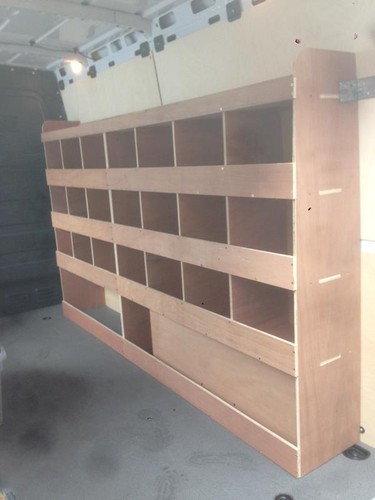 Crafter van shelving - van,