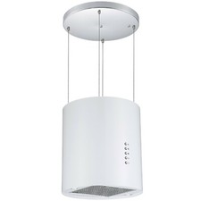 Cookology Wire Hanging Cooker Hood Kitchen Island Ceiling - White HICYL351WH/A++
