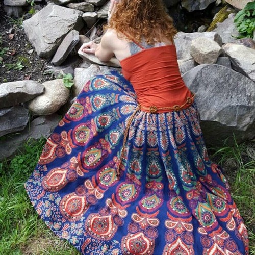 Indian boho skirt wrap - wrap,