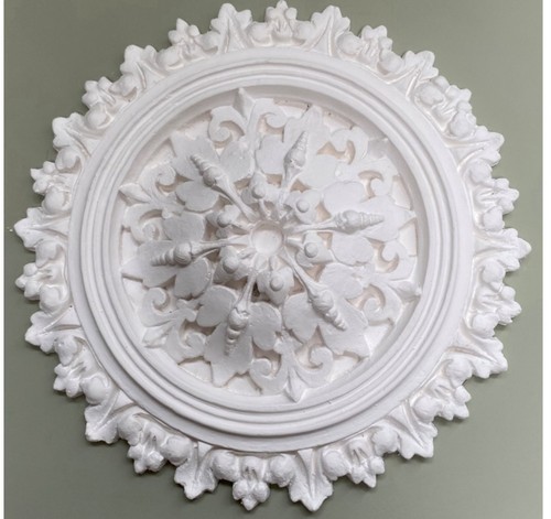 Victorian plaster ceiling rose - plaster,