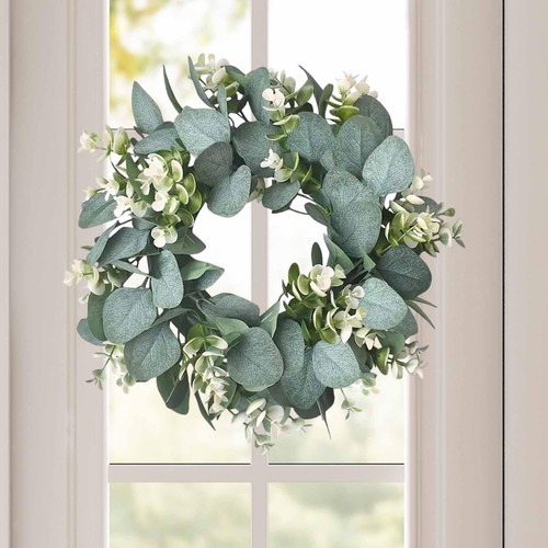 Artificial eucalyptus wreath - artificial,