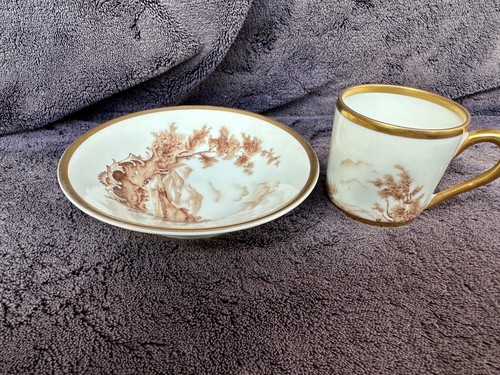 Antique hand painted - (perfect),