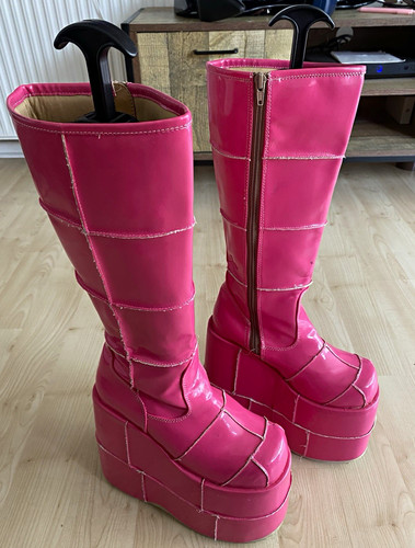 Demonia pink extreme inch - pink,