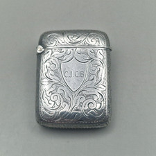 Sterling Silver Vesta Case