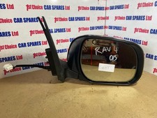 TOYOTA RAV 4 MK3 2007 DRIVER SIDE  ELECTRIC WING MIRROR CHROME