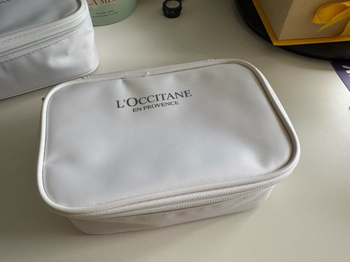 White occitane toilette - white, bag