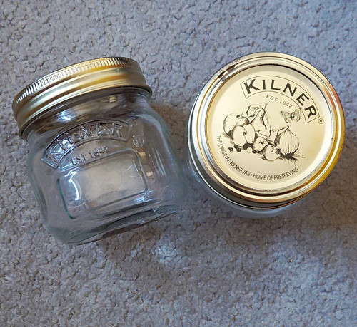 Kilner glass preserving jar - preserving,