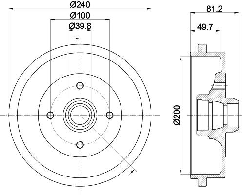 Mintex brake drum assembly - mintex,