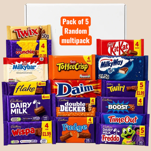 Multipack bar sweet shop - sweet, box