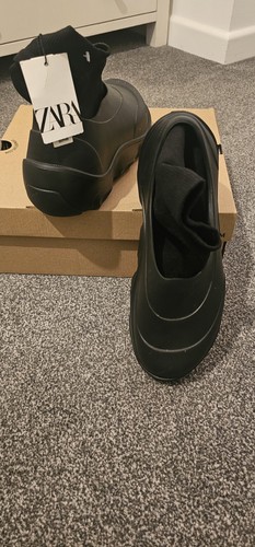 Zara rubber sock boots - zara, –