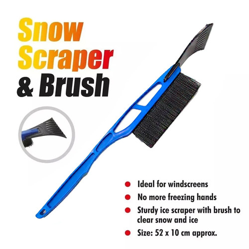 Ice scraper windshield brush - windshield,