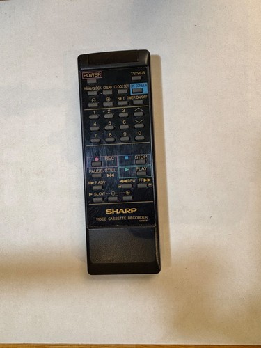 Sharp vcr remote control - vcr,
