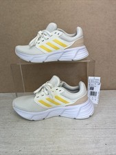 Ladies Adidas Galaxy 6 W Cream Yellow Running Trainers Size UK 4.5 - Brand New