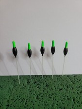 5 hand made pole floats ..Alien Dibber ....margin,mugger 0.3grm