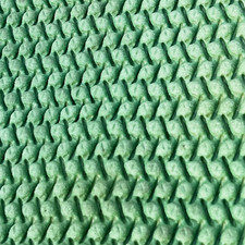 Green Rubber Waffle Carpet