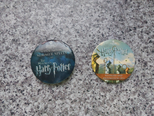 Two harry potter pin - x, badges