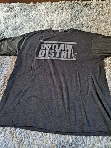 Outlaw distrik logo shirt - outlaw,