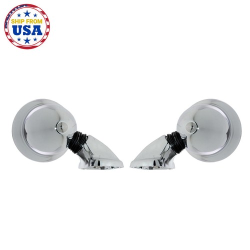 Bullet style pair chrome - bullet,