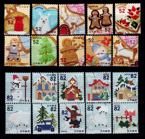 Japan 3773a 3774a j winter - &, 3774a-j