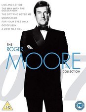 James Bond The Roger Moore Collection DVD 7 Movies, VGC Discs , Box Damage
