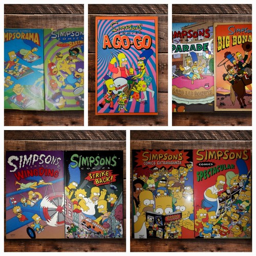 Simpsons comic books 1990s - simpsons,