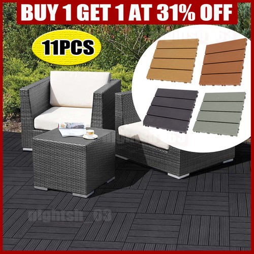 11pcs decking tiles garden - decking,
